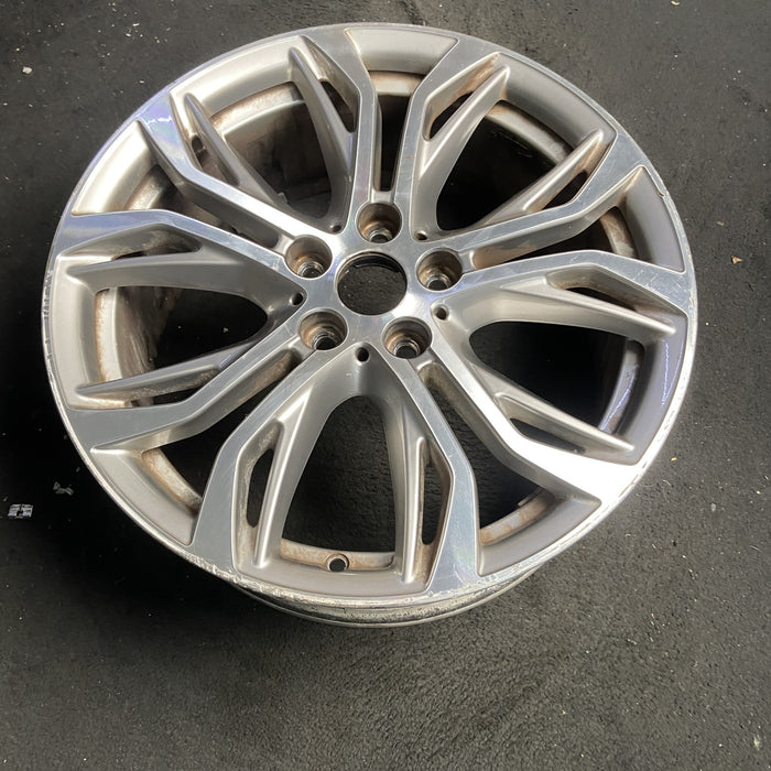 18" BMW X1 16-17 18x7.5 , , open Y spoke, Original OEM Wheel Rim - MACHINED GREY - View 7