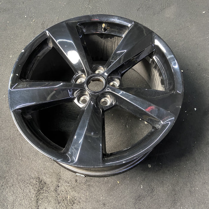 19" MUSTANG 20 19x8.5 , 5 spoke, Original OEM Wheel Rim - BLACK - View 8