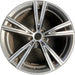 19" BMW 330e 21-24 19x8, , V spoke Original OEM Wheel Rim - MACHINED CHARCOAL - Front View