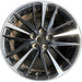 19" CAMRY 18-20 19x8 Original OEM Wheel Rim - MACHINED BLACK - Front View