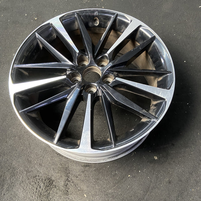 19" CAMRY 18-20 19x8 Original OEM Wheel Rim - MACHINED BLACK - View 8
