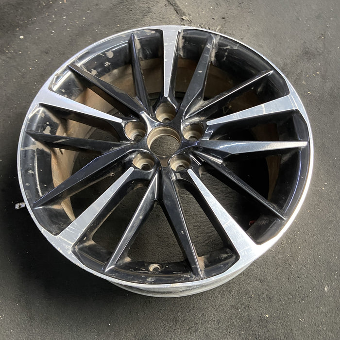 19" CAMRY 18-20 19x8 Original OEM Wheel Rim - MACHINED BLACK - View 7