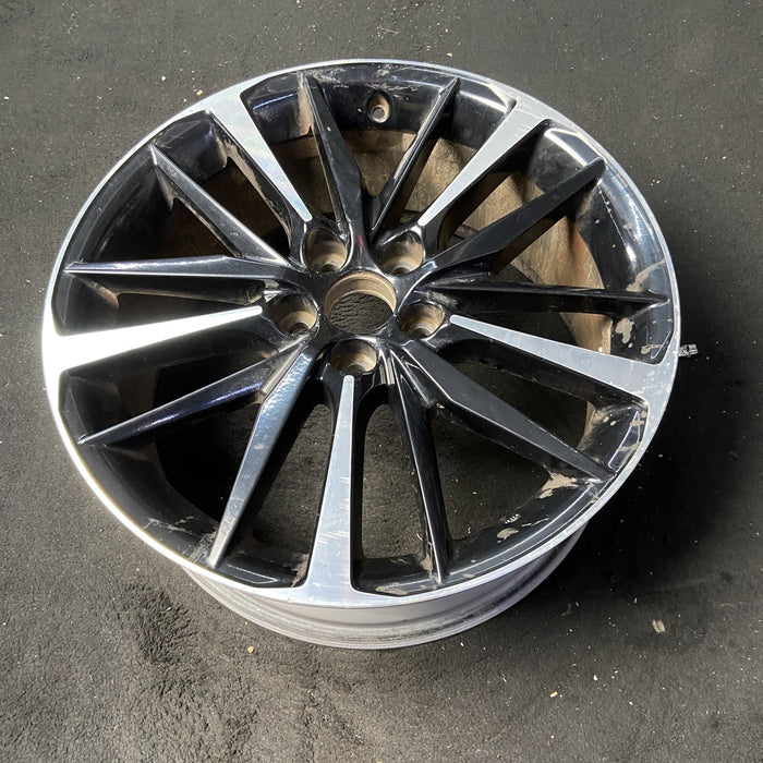 19" CAMRY 18-20 19x8 Original OEM Wheel Rim - MACHINED BLACK - View 8