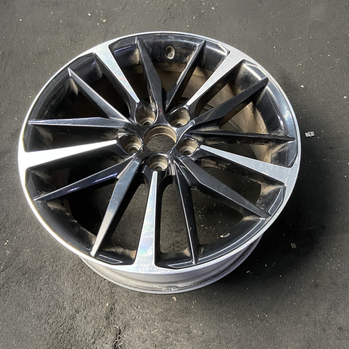 19" CAMRY 18-20 19x8 Original OEM Wheel Rim - MACHINED BLACK - View 8