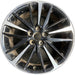 19" CAMRY 18-20 19x8 Original OEM Wheel Rim - MACHINED BLACK - Front View