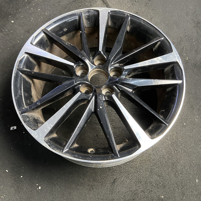 19" CAMRY 18-20 19x8 Original OEM Wheel Rim - MACHINED BLACK - View 7
