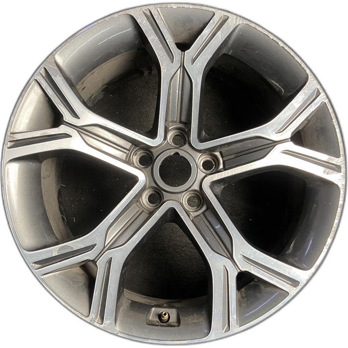 19" STINGER 18-19 19x8 Original OEM Wheel Rim - MACHINED CHARCOAL - Front View