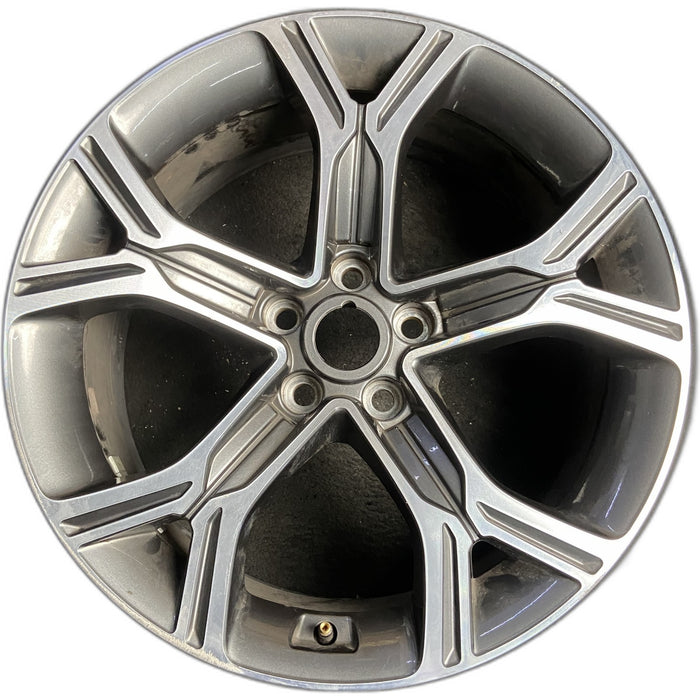 19" STINGER 18-19 19x8 Original OEM Wheel Rim - MACHINED CHARCOAL - Front View