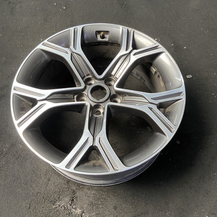 19" STINGER 18-19 19x8 Original OEM Wheel Rim - MACHINED CHARCOAL - View 8