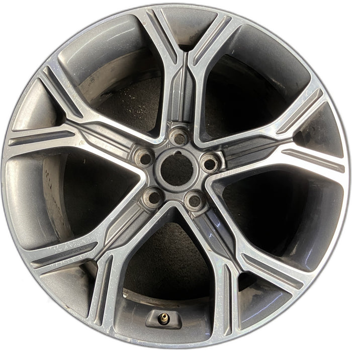 19" STINGER 18-19 19x8.5 Original OEM Wheel Rim - MACHINED CHARCOAL - Front View
