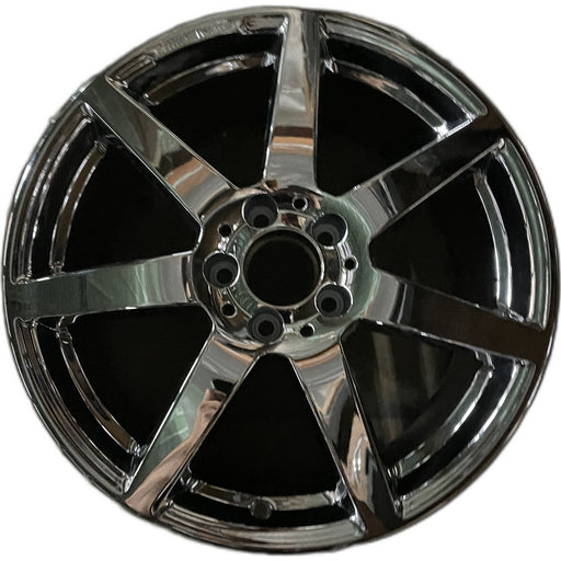 18" MERCEDES C-CLASS 12 204 Type; C250, 18x8.5, 7 spoke Original OEM Wheel Rim - - Front View