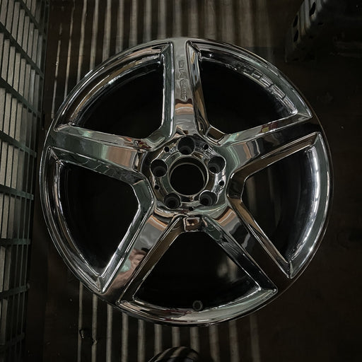 19" MERCEDES S-CLASS 08 230 Type; SL55, 19x8.5, 1 piece Original OEM Wheel Rim - - Additional View