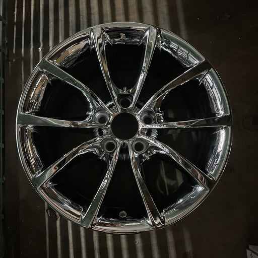 17" BMW 525i 06-07 17x8 , 10 spoke, V spoke design Original OEM Wheel Rim - - Additional View