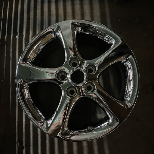 16" MAXIMA 00 16x6.5, alloy, 5 spoke Original OEM Wheel Rim - CHROME - Additional View
