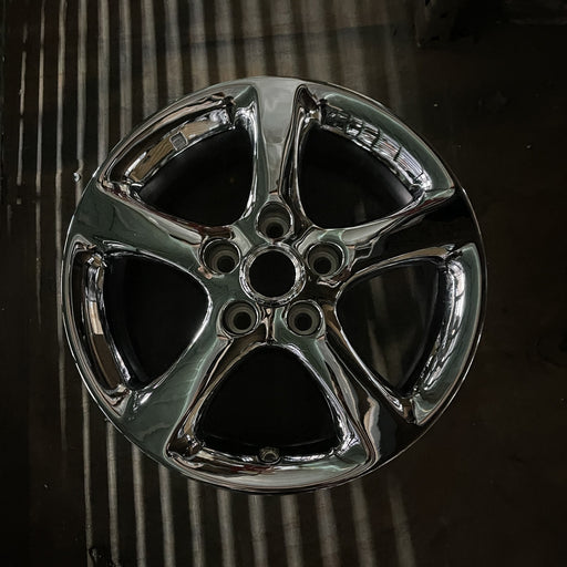 16" MAXIMA 00 16x6.5, alloy, 5 spoke Original OEM Wheel Rim - CHROME - Additional View