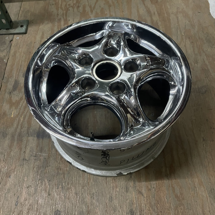 16" PORSCHE 911 95 16x9 Original OEM Wheel Rim - CHROME - View 7