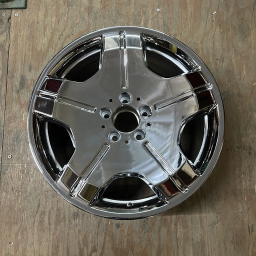 18" MERCEDES CL-CLASS 07 216 Type; CL600, 18x9.5 Original OEM Wheel Rim - CHROME - Additional View