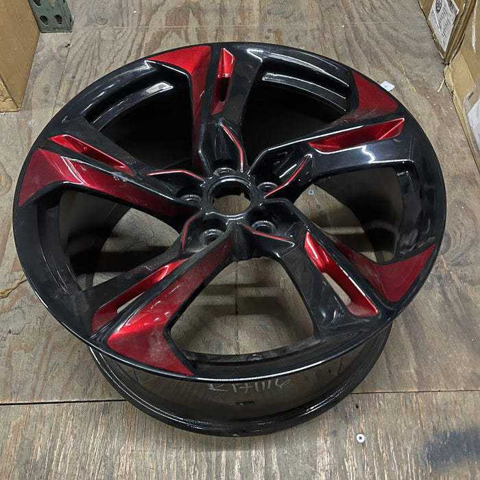 20" CAMARO 19-24 20x9.5, 5 twisted split spoke, black Original OEM Wheel Rim - View 7