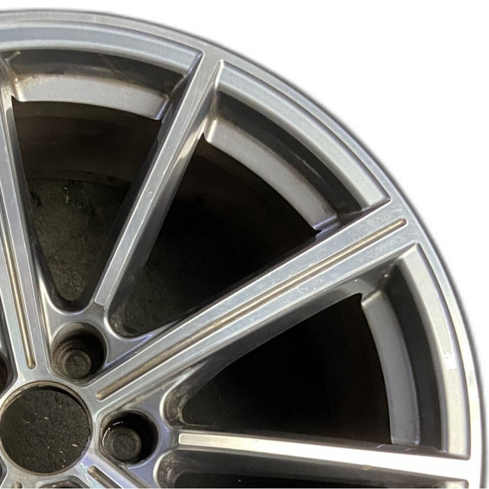 19" MERCEDES S-CLASS 08 230 Type; SL55, 19x9.5, 1 piece Original OEM Wheel Rim - - Side Profile
