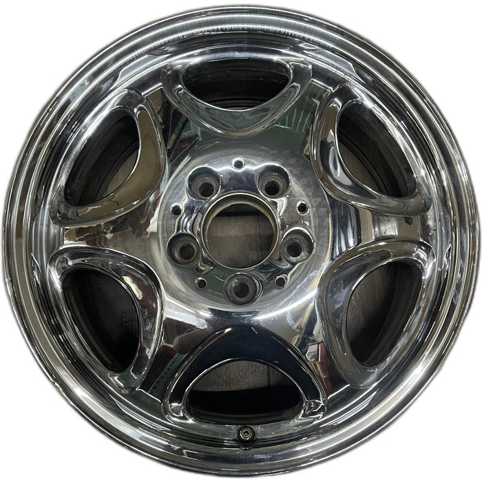 16" MERCEDES S-CLASS 96-97 140 Type, S320, 16x7.5, 6 hole Original OEM Wheel - Front View