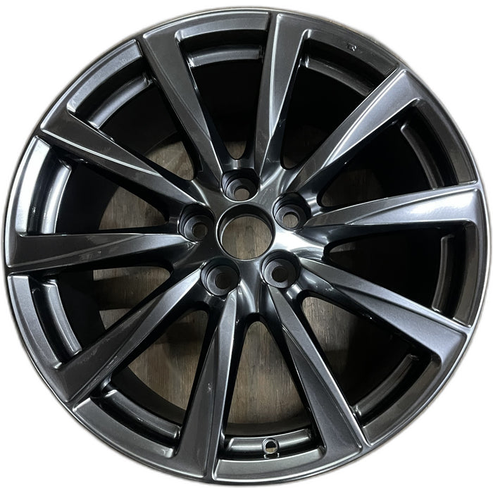 19" LEXUS IS-F 08-09 19x9 , , R., w/o polished Original OEM Wheel Rim - Front View