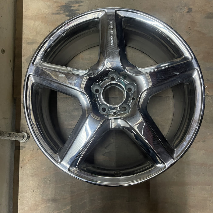 20" MERCEDES CL-CLASS 08 216 Type; CL65, 20x8.5, Original OEM Wheel Rim - CHROME - Additional View