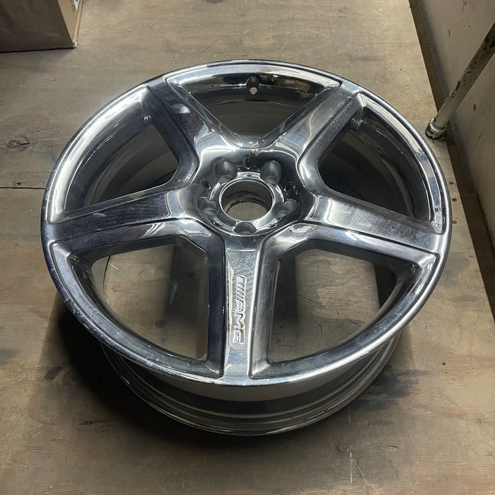 20" MERCEDES CL-CLASS 08 216 Type; CL65, 20x8.5, Original OEM Wheel Rim - CHROME - View 8