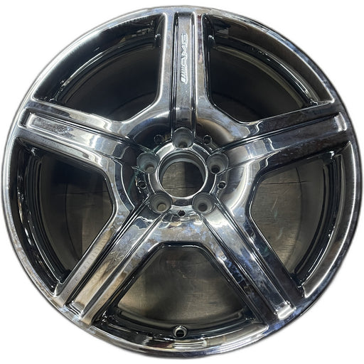19" MERCEDES CL-CLASS 08-09 216 Type; CL550, 19x9.5, 5 spoke Original OEM Wheel - Front View