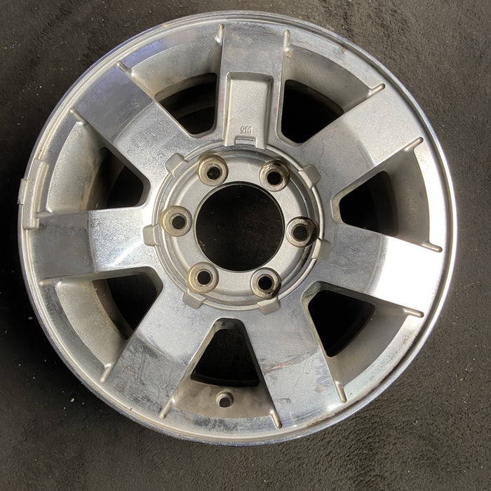 16" HUMMER H3 06 , 7 single spoke Original OEM Wheel Rim - CHROME - Additional View