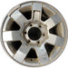 16" HUMMER H3 06 , 7 single spoke Original OEM Wheel Rim - CHROME - Front View