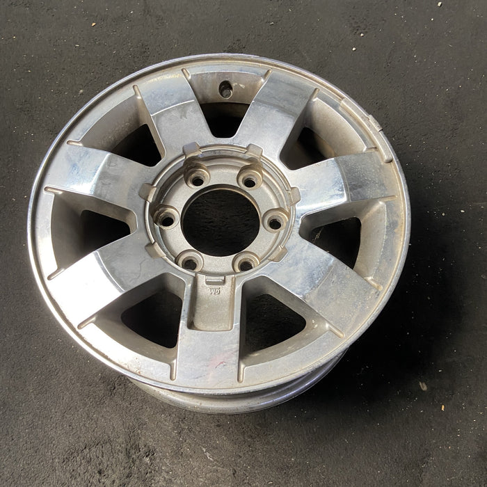16" HUMMER H3 06 , 7 single spoke Original OEM Wheel Rim - CHROME - View 8