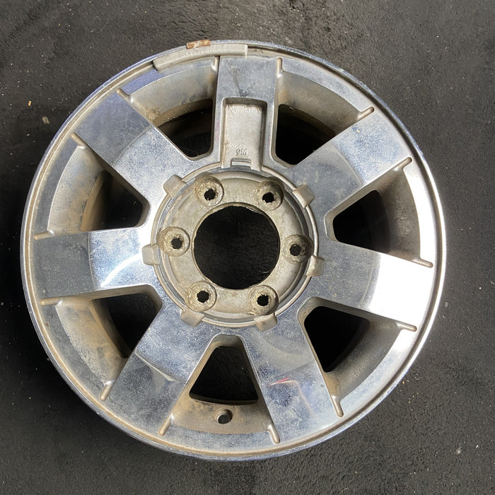 16" HUMMER H3 06 , 7 single spoke Original OEM Wheel Rim - CHROME - Additional View