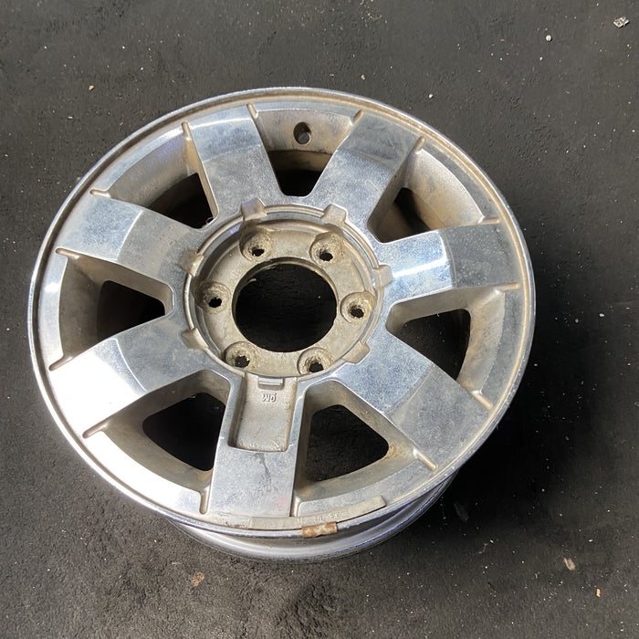 16" HUMMER H3 06 , 7 single spoke Original OEM Wheel Rim - CHROME - View 8