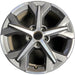 17" HR-V 23-25 17x6.5 , , Original OEM Wheel Rim - MACHINED GREY - Front View