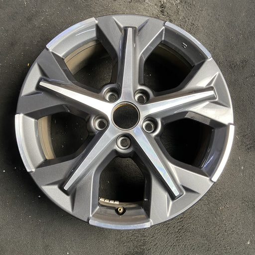 17" HR-V 23-25 17x6.5 , , Original OEM Wheel Rim - MACHINED GREY - Additional View