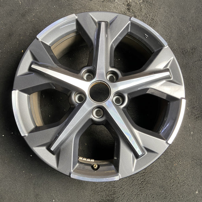 17" HR-V 23-25 17x6.5 , , Original OEM Wheel Rim - MACHINED GREY - Additional View