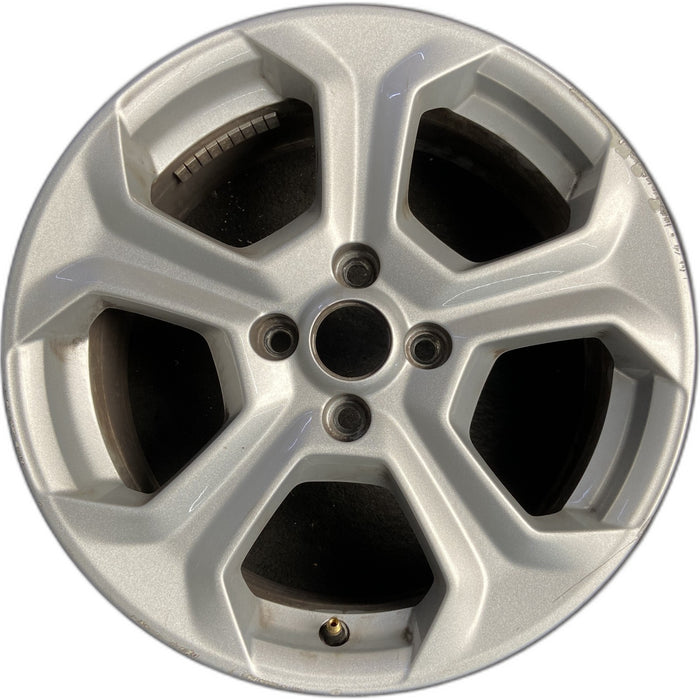17" FIESTA 14-15 17x7, , bright Original OEM Wheel Rim - SILVER - Front View
