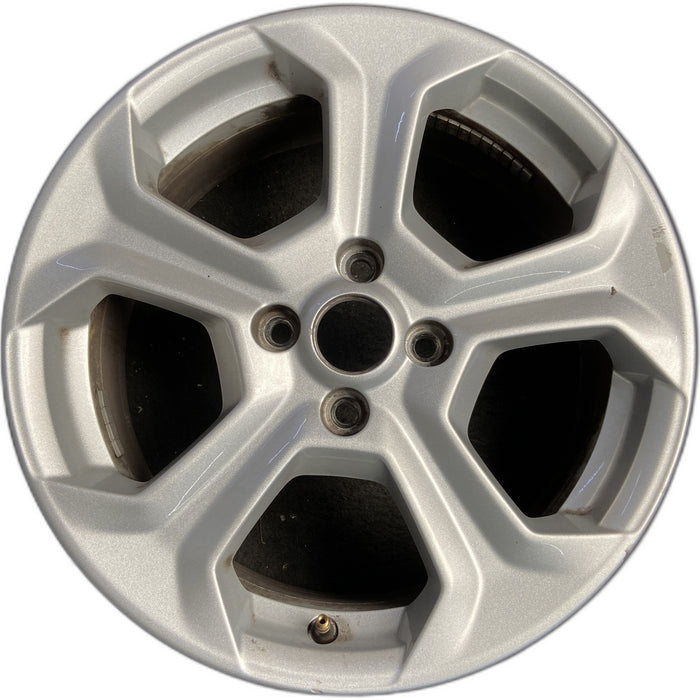 17" FIESTA 14-15 17x7, , bright Original OEM Wheel Rim - SILVER - Front View