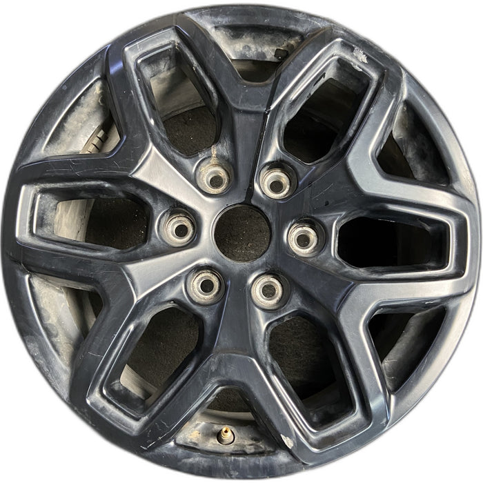 18" RANGER 23 18x8 , , , open spoke Original OEM Wheel Rim - BLACK - Front View