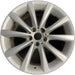 18" 640i GT 18-19 18x8, 5 spoke, Original OEM Wheel Rim - SILVER - Front View
