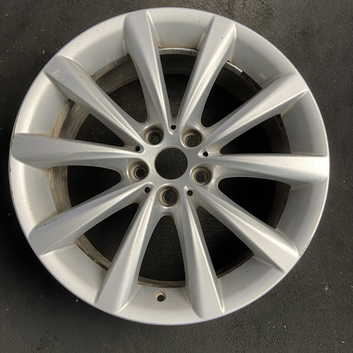 18" 640i GT 18-19 18x8, 5 spoke, Original OEM Wheel Rim - SILVER - Additional View