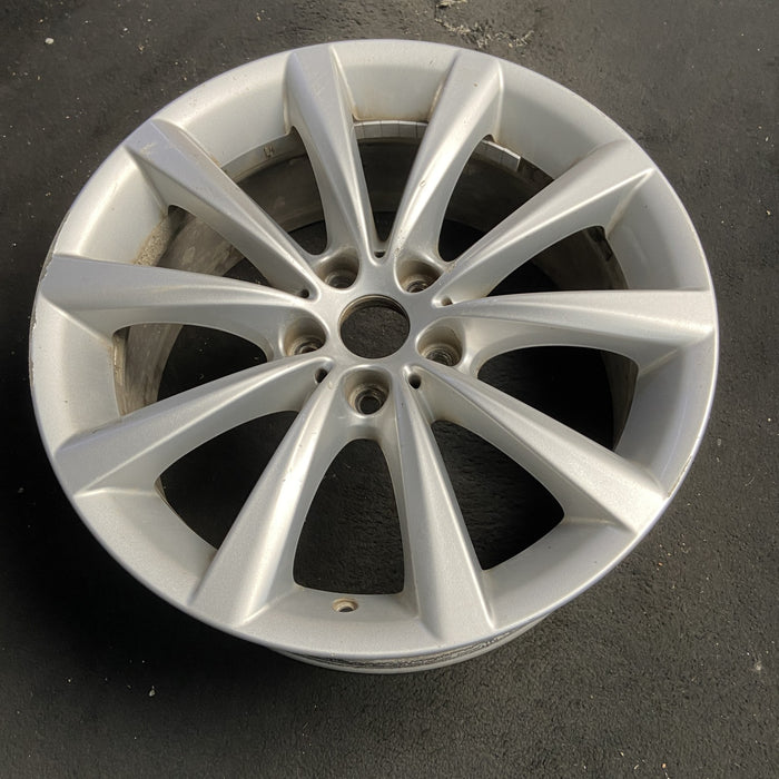 18" 640i GT 18-19 18x8, 5 spoke, Original OEM Wheel Rim - SILVER - View 7