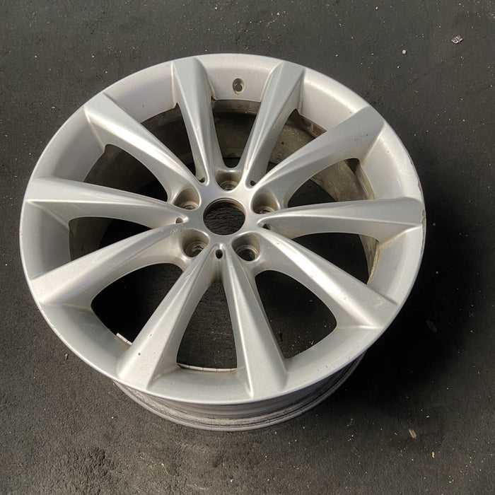 18" 640i GT 18-19 18x8, 5 spoke, Original OEM Wheel Rim - SILVER - View 8