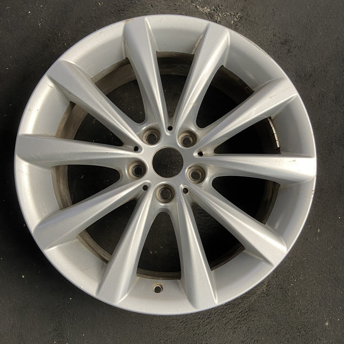 18" 640i GT 18-19 18x8, 5 spoke, Original OEM Wheel Rim - SILVER - Additional View