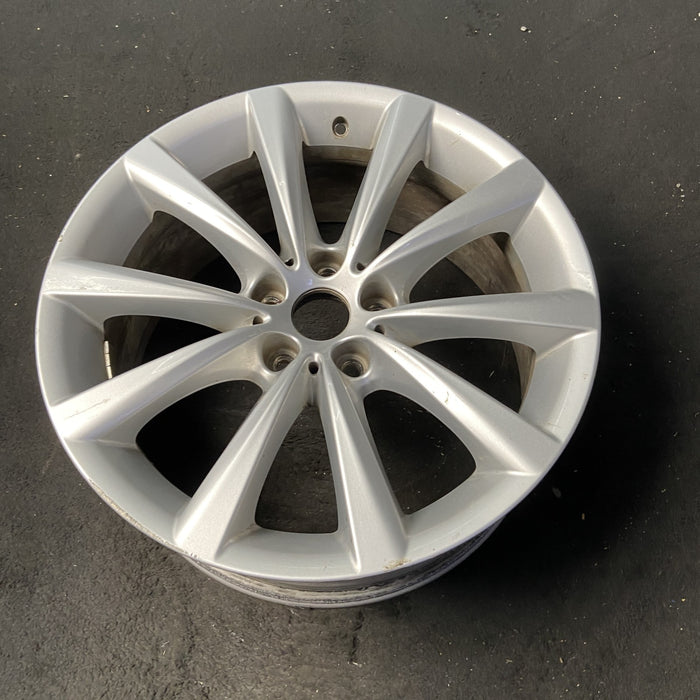 18" 640i GT 18-19 18x8, 5 spoke, Original OEM Wheel Rim - SILVER - View 8
