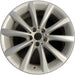 18" 640i GT 18-19 18x8, 5 spoke, Original OEM Wheel Rim - SILVER - Front View