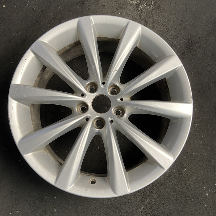 18" 640i GT 18-19 18x8, 5 spoke, Original OEM Wheel Rim - SILVER - Additional View