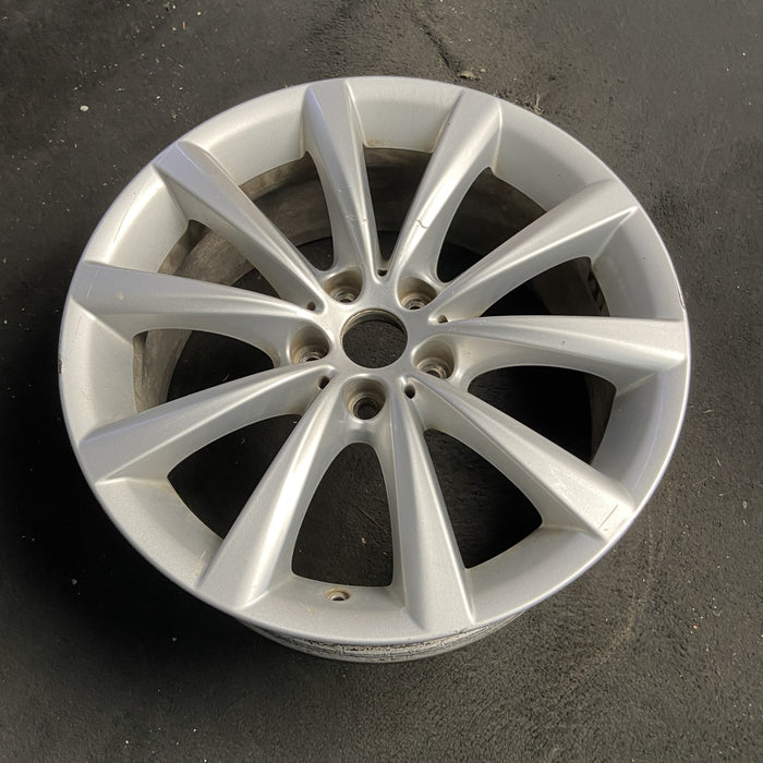 18" 640i GT 18-19 18x8, 5 spoke, Original OEM Wheel Rim - SILVER - View 7