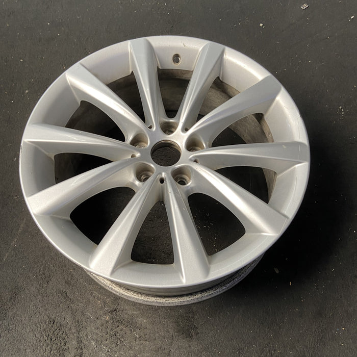 18" 640i GT 18-19 18x8, 5 spoke, Original OEM Wheel Rim - SILVER - View 8