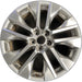 19" RAV4 19-20 19x7.5 , , inlay Original OEM Wheel Rim - HYPER SILVER - Front View